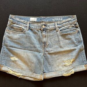 Gap Women's Blue Denim Shorts